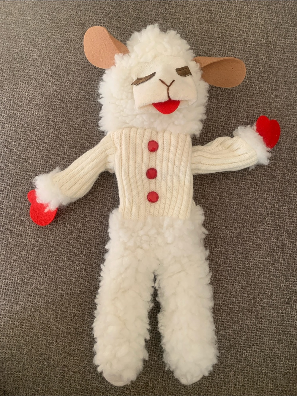 Vintage 1993 Lamb Chop 18” Hand Puppet Pretend Play